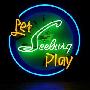 enseigne néon lumineuse décoration américaine las vegas roulette (copie)