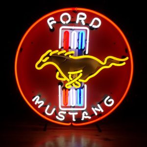 enseigne néon lumineuse décoration américaine ford mustang (copie)