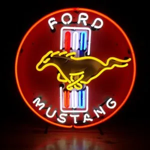enseigne néon lumineuse décoration américaine ford mustang (copie)