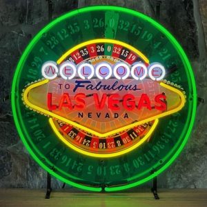 enseigne néon lumineuse décoration américaine drapeau usa (copie)