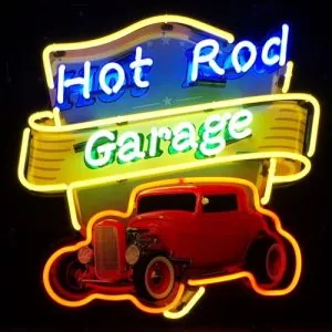 enseigne néon lumineuse décoration américaine pop art wow (copie)