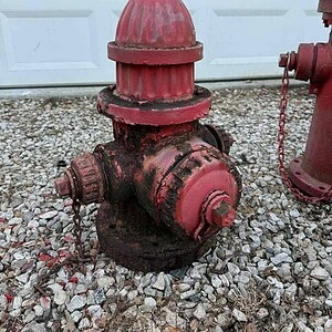 borne à incendie américaine authentique