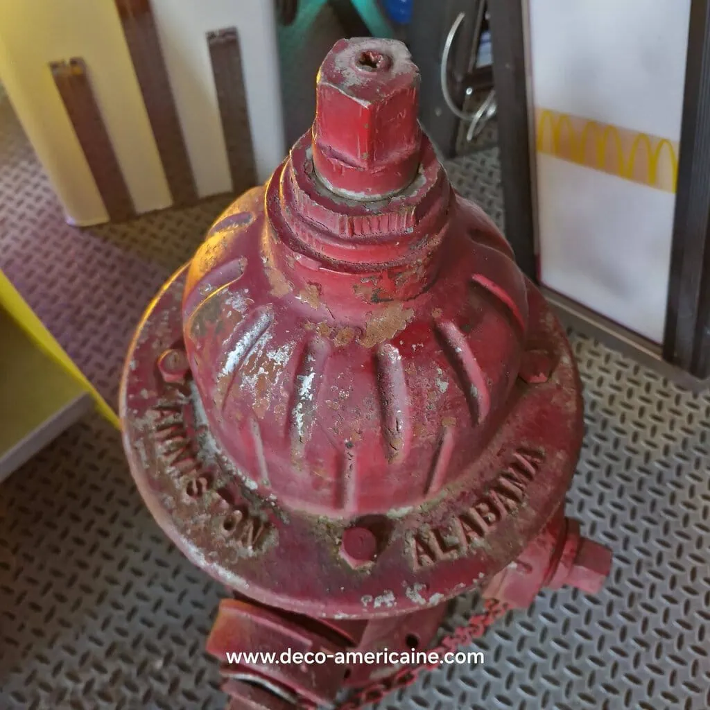 borne à incendie américaine authentique