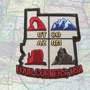 the four corners monument 4 license plates plaques d'immatriculation arizona/colorado/new mexico/utah