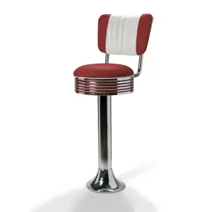 tabouret de diner américain bi colore 50’s avec cadre chromé (8 coloris disponibles) fixe au sol et repose pieds (copie) tabouret de diner américain bi colore 50's avec cadre chromé (8 coloris disponibles) fixe au sol et repose pieds (copie)