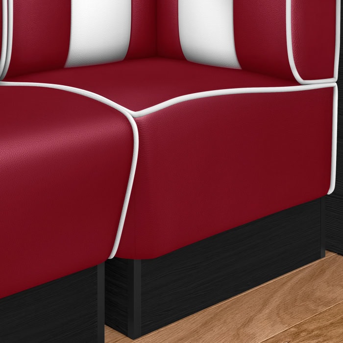 banquette de diner américain avec socle inox (3 coloris disponibles et 6 largeurs disponibles) (copie)