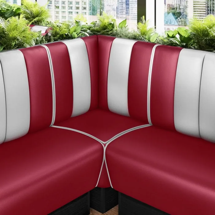 banquette de diner américain avec socle inox (3 coloris disponibles et 6 largeurs disponibles) (copie)