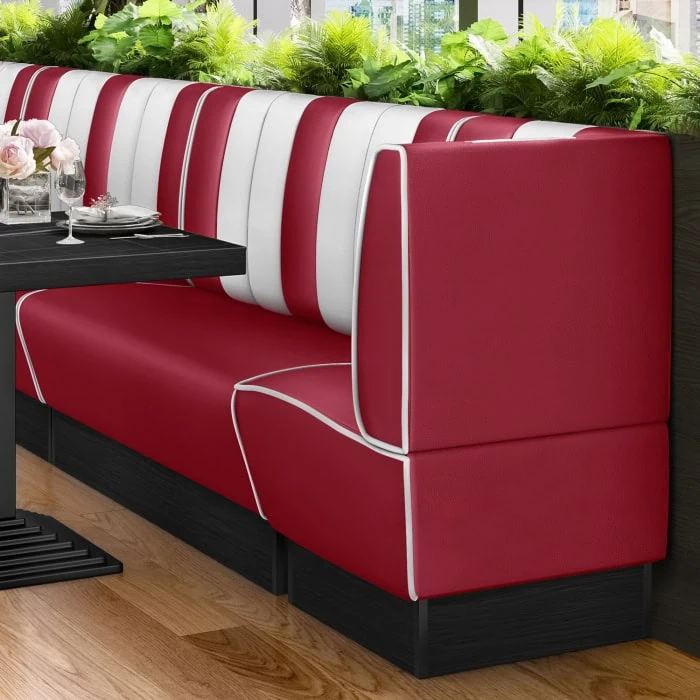 banquette de diner américain avec socle inox (3 coloris disponibles et 6 largeurs disponibles) (copie)
