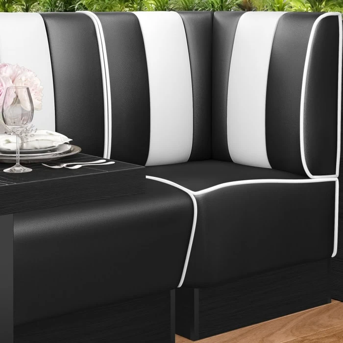 banquette de diner américain avec socle inox (3 coloris disponibles et 6 largeurs disponibles) (copie)