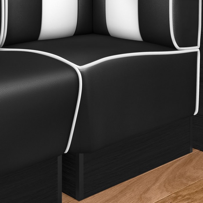 banquette de diner américain avec socle inox (3 coloris disponibles et 6 largeurs disponibles) (copie)