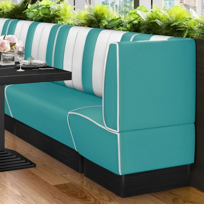 banquette de diner américain avec socle inox (3 coloris disponibles et 6 largeurs disponibles) (copie)