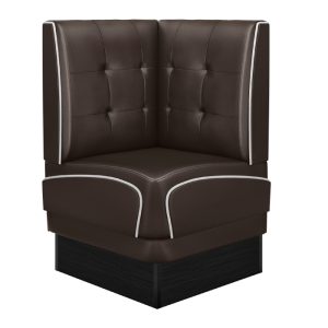 banquette de diner américain avec socle noir unicolore (3 coloris disponibles et 6 largeurs disponibles) (copie)
