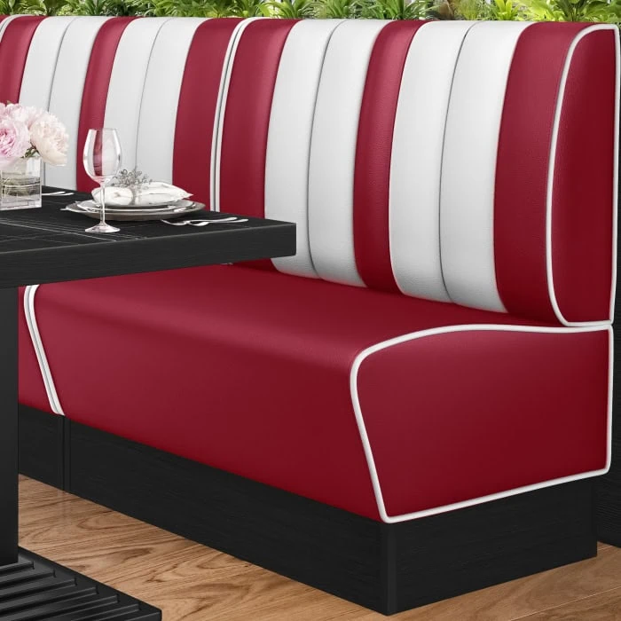 banquette de diner américain avec socle inox (3 coloris disponibles et 6 largeurs disponibles) (copie)