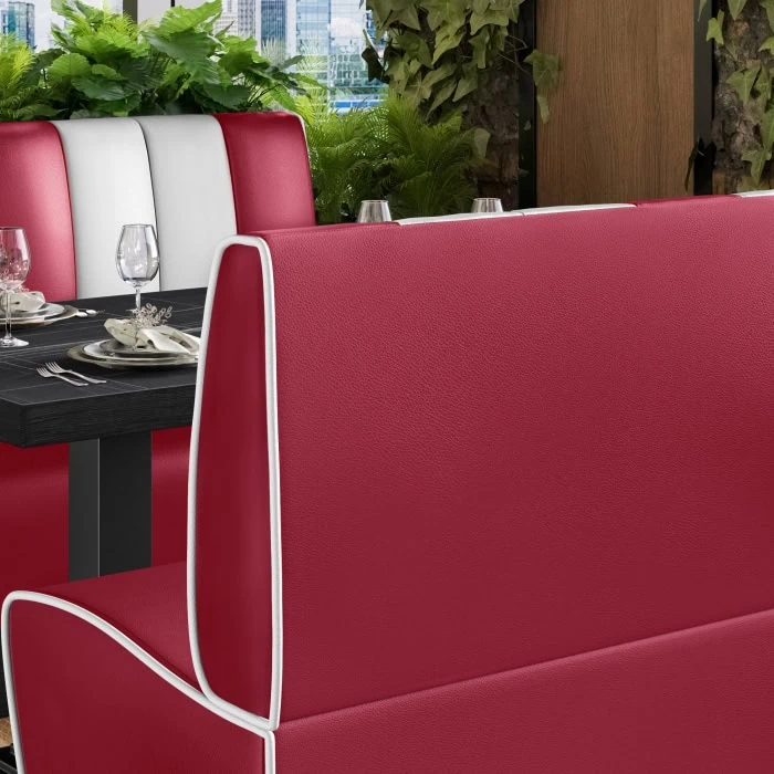 banquette de diner américain avec socle inox (3 coloris disponibles et 6 largeurs disponibles) (copie)