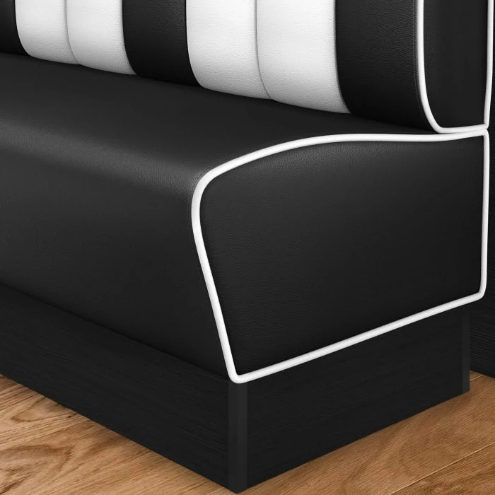 banquette de diner américain avec socle inox (3 coloris disponibles et 6 largeurs disponibles) (copie)