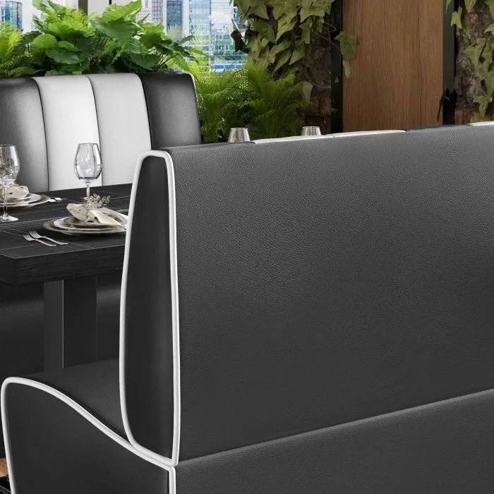 banquette de diner américain avec socle inox (3 coloris disponibles et 6 largeurs disponibles) (copie)