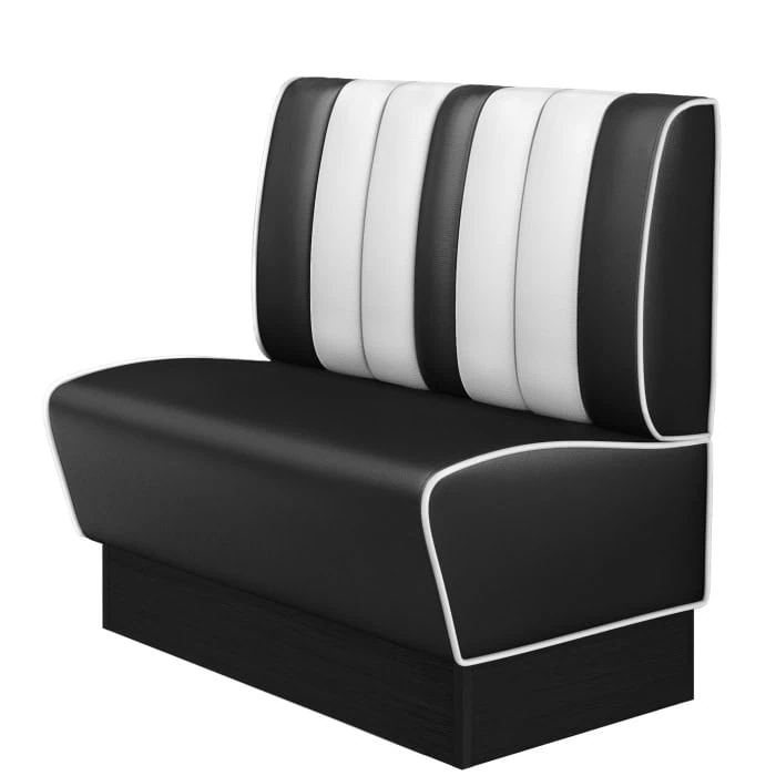 banquette de diner américain avec socle inox (3 coloris disponibles et 6 largeurs disponibles) (copie)
