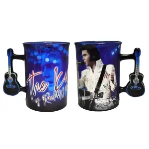 elvis presley collection mug avec poignée guitar the king