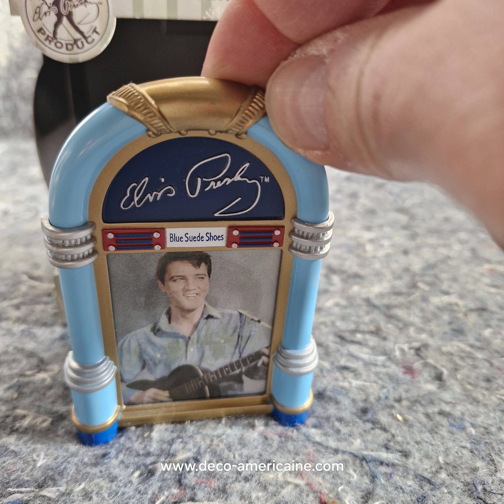 elvis presley collection décoration de noël ornement musical by santa's best