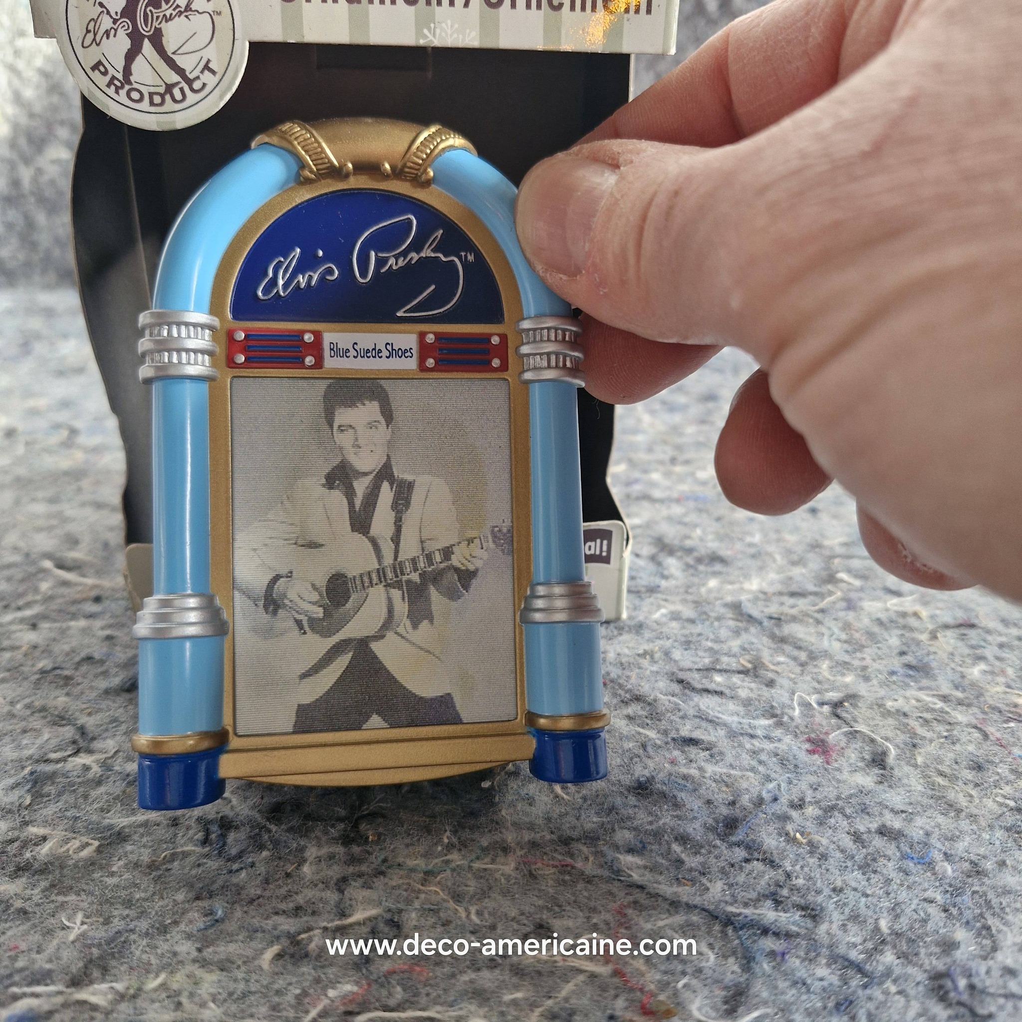 elvis presley collection décoration de noël ornement musical by santa's best