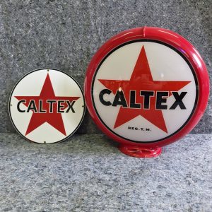 lot globe de pompe à essence et plaque émaillée 30cm route 66 (copie)