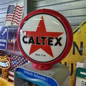 lot globe de pompe à essence et plaque émaillée 30cm route 66 (copie) lot globe de pompe à essence et plaque émaillée 30cm route 66 (copie)