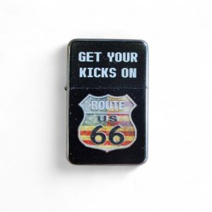 briquet tempête drapeau américain avec ses étoiles et ses bandes rouges et blanches