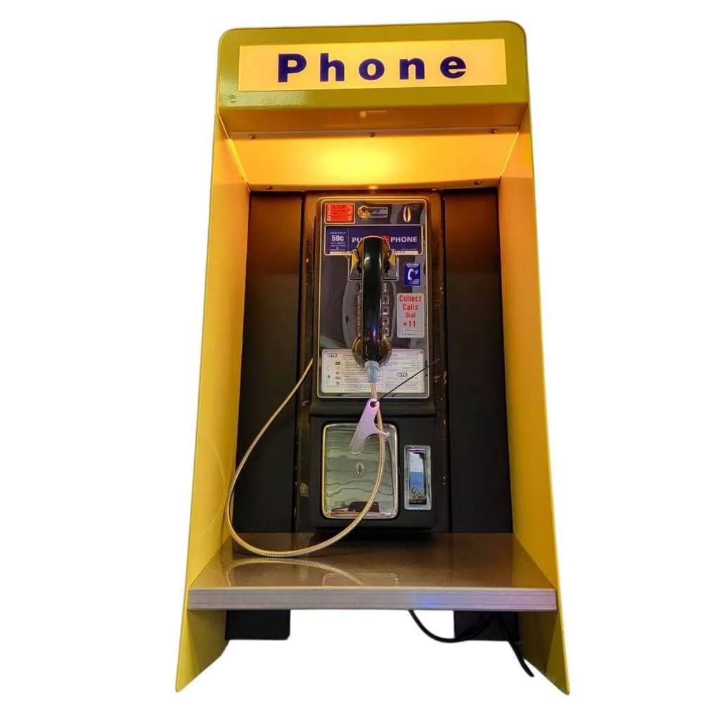 payphone vintage de rue américain authentique avec cabine "brand new old stock" etat exceptionnel! (copie)