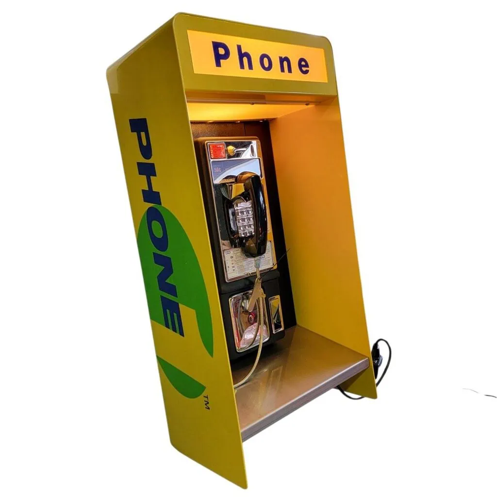 payphone vintage de rue américain authentique avec cabine "brand new old stock" etat exceptionnel! (copie)