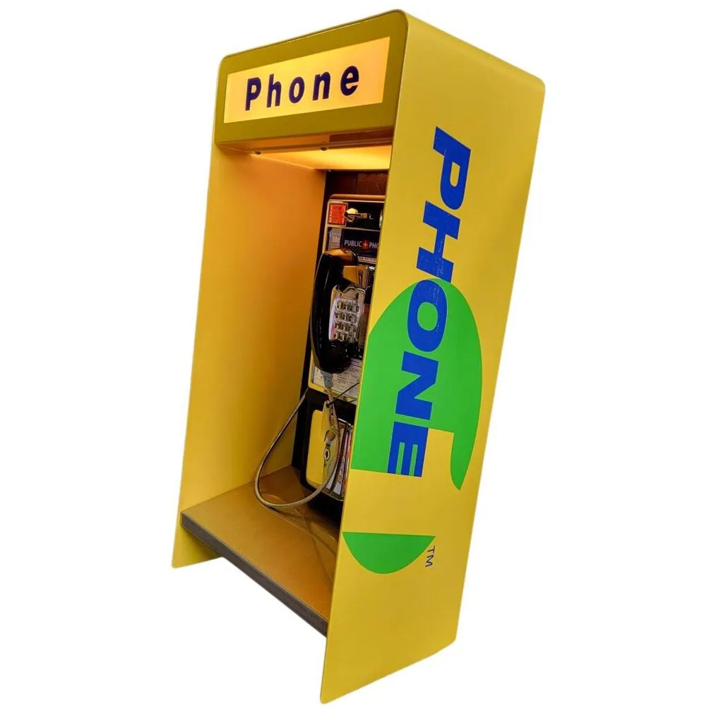 payphone vintage de rue américain authentique avec cabine "brand new old stock" etat exceptionnel! (copie)