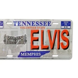 elvis presley collection plaque d'immatriculation (copie)