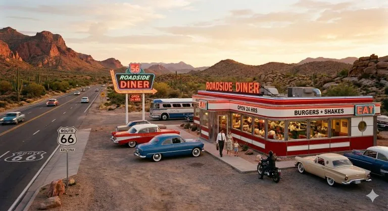 le diner americain des annees 50 ame de l amerique au comptoir