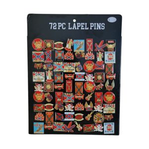 pin's pour chapeau, casquette, blouson en cuir ou tissu lot de 72 (1€50 pièce ht) thématique usa flag (copie)