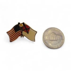 pin's pour chapeau, casquette, blouson en cuir ou tissu thématique rebel confedere sudiste