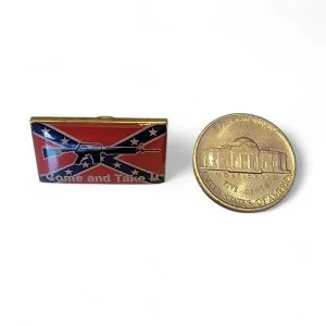pin's pour chapeau, casquette, blouson en cuir ou tissu thématique rebel confedere sudiste