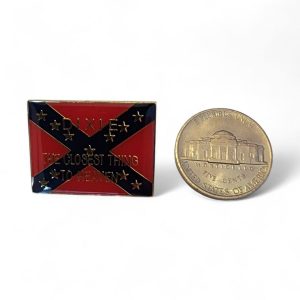 pin's pour chapeau, casquette, blouson en cuir ou tissu thématique rebel confedere sudiste