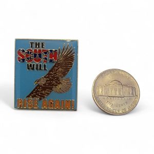 pin's pour chapeau, casquette, blouson en cuir ou tissu thématique rebel confedere sudiste