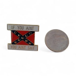 pin's pour chapeau, casquette, blouson en cuir ou tissu thématique rebel confedere sudiste