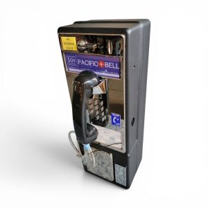 véritable téléphone public américain (payphone) année 2000's – neuf d'epoque dans son carton d'origine (nos)
