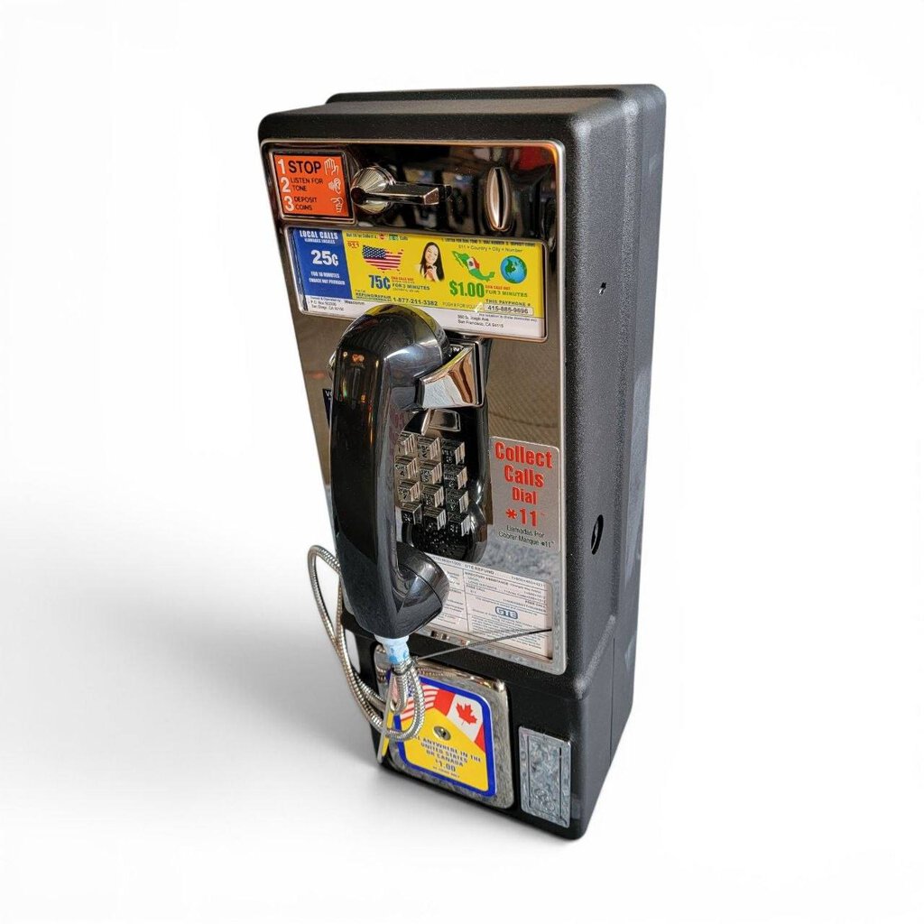 véritable téléphone public américain (payphone) année 2000's – neuf d'epoque dans son carton d'origine (nos) (copie)