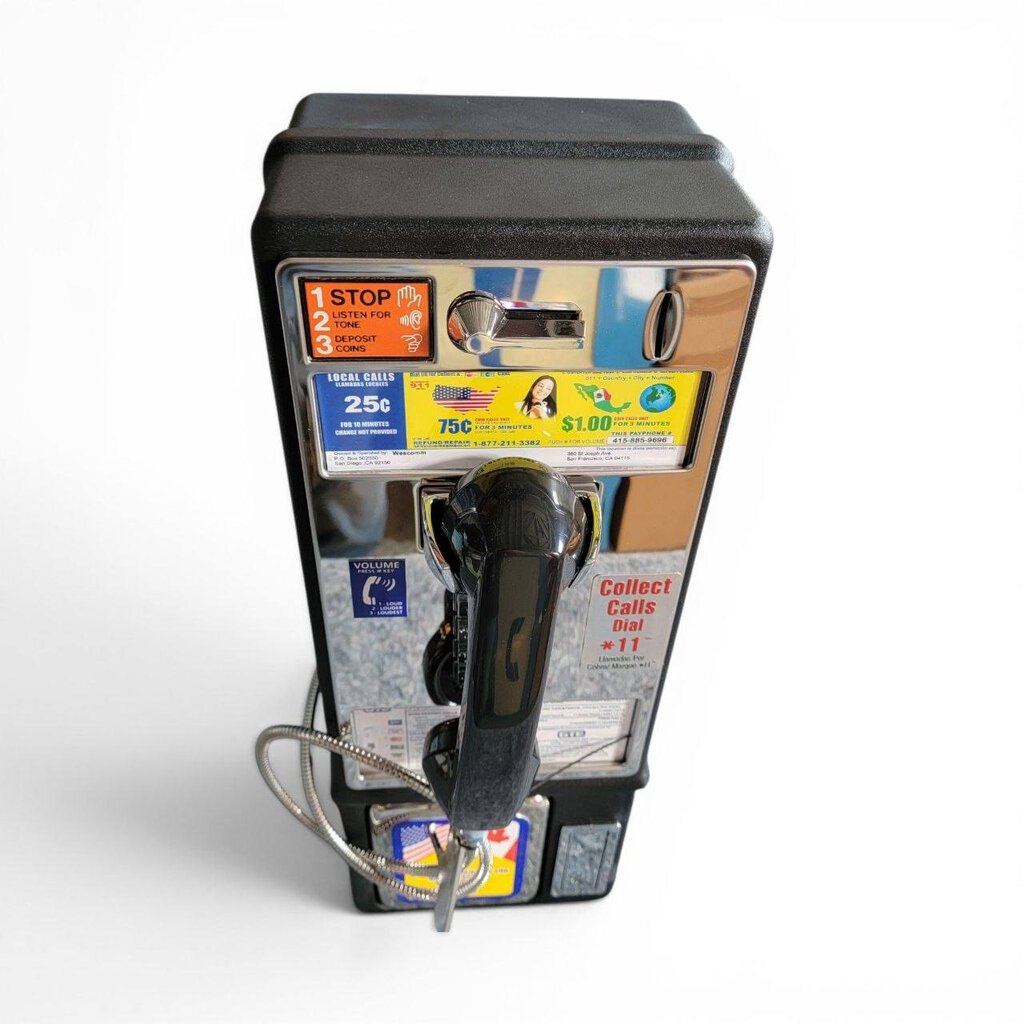 véritable téléphone public américain (payphone) année 2000's – neuf d'epoque dans son carton d'origine (nos) (copie)