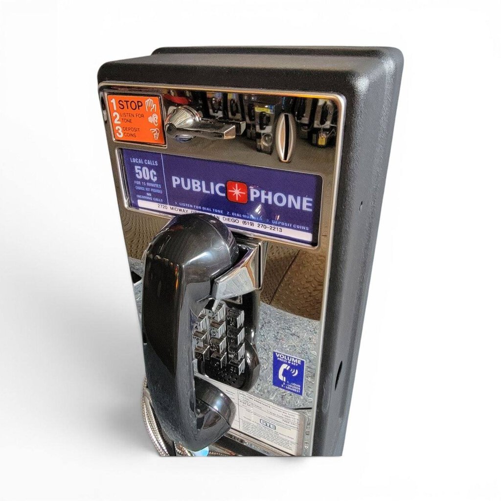 véritable téléphone public américain (payphone) année 2000's – neuf d'epoque dans son carton d'origine (nos) (copie)