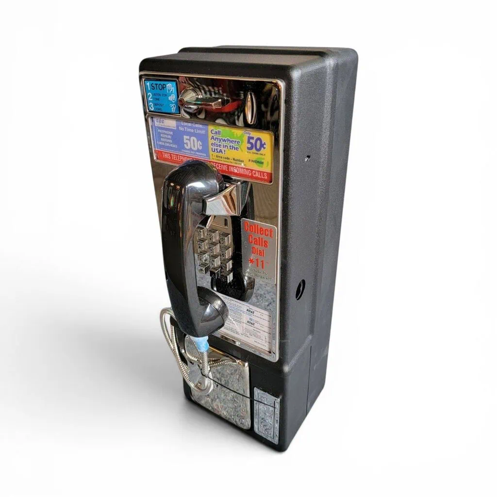 véritable téléphone public américain (payphone) année 2000's – neuf d'epoque dans son carton d'origine (nos) (copie)