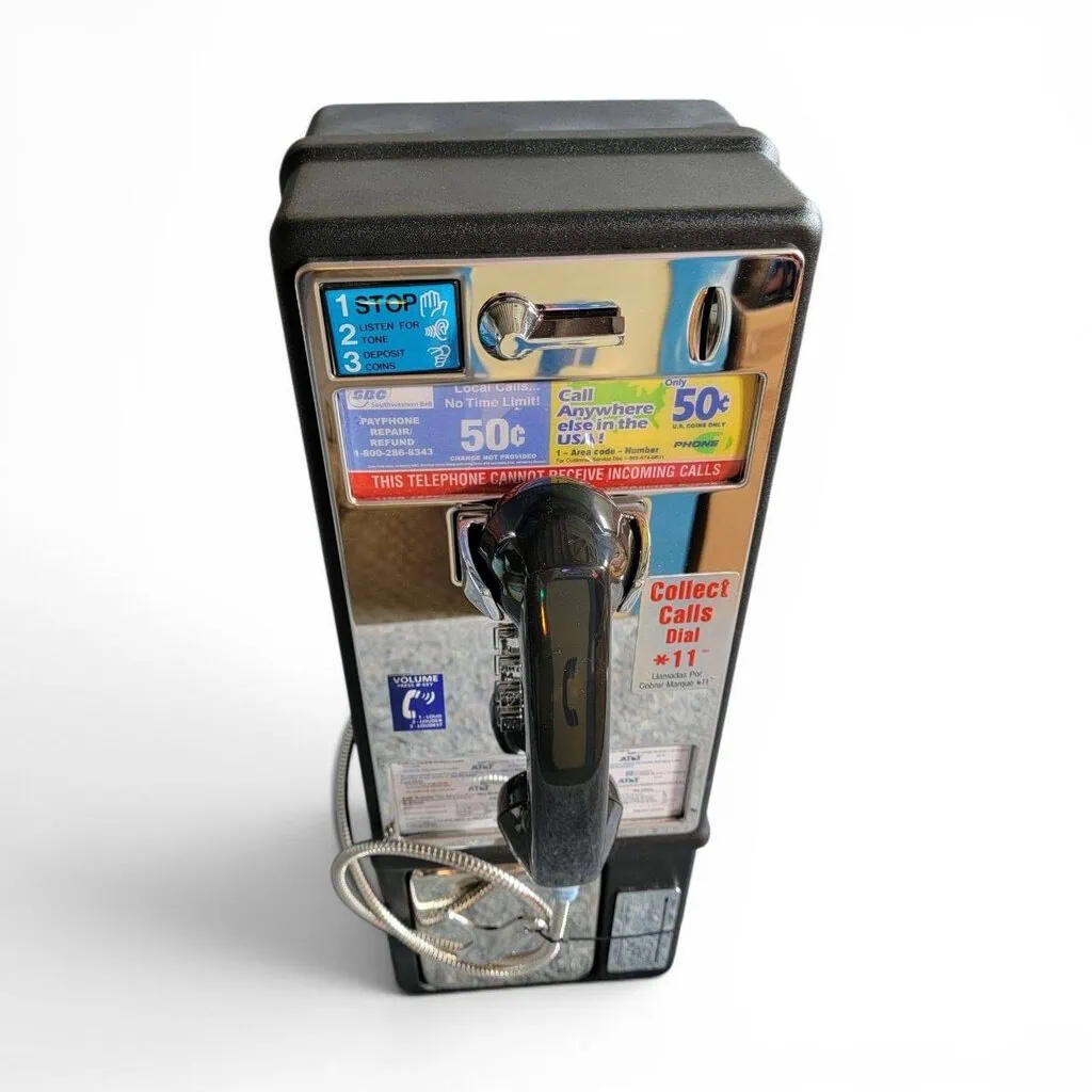véritable téléphone public américain (payphone) année 2000's – neuf d'epoque dans son carton d'origine (nos) (copie)