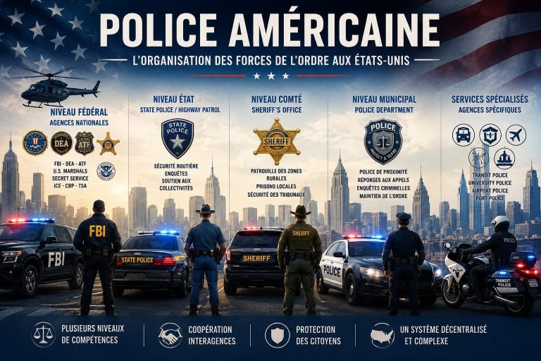 police américaine forces de l'ordre aux états unis