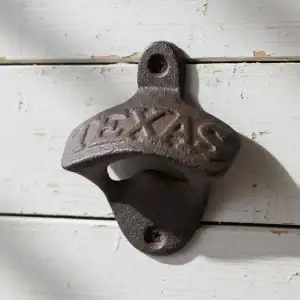 plaque murale en forme d'étoile, décoration style western en fonte, 16.5cm