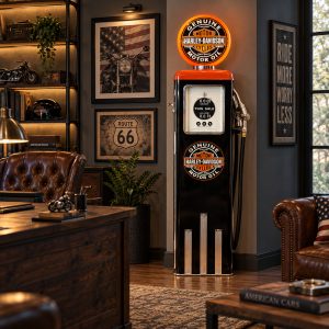 vintage harley office retreat