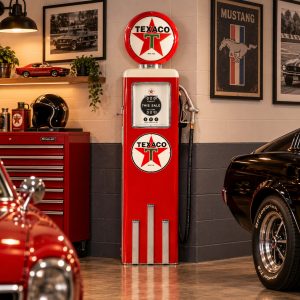 vintage texaco pump garage display